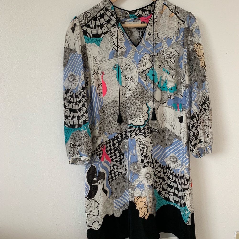 Anthropologie Balducci 100% Silk Dress